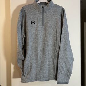 Under Armour Gray ColdGear Quarter Zip Pullover
